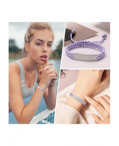 Customize Friendship Bridesmaid Couple Gift Jewelry Set of 2 3 4 5 Handmade Braided Rope Bracelet Adjustable $18.09 Strand