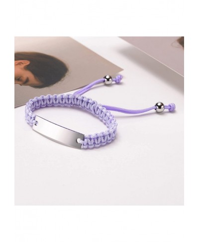 Customize Friendship Bridesmaid Couple Gift Jewelry Set of 2 3 4 5 Handmade Braided Rope Bracelet Adjustable $18.09 Strand