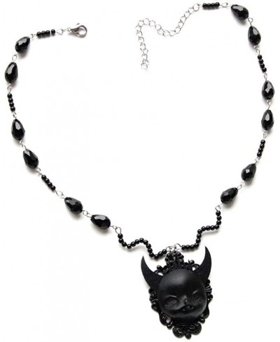 Black Gothic Choker Necklace for Halloween Punk Costume Party $16.66 Chokers