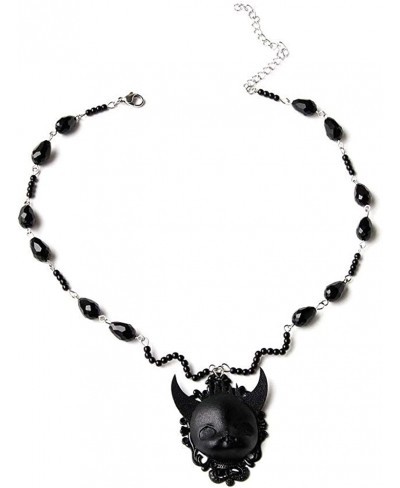 Black Gothic Choker Necklace for Halloween Punk Costume Party $16.66 Chokers