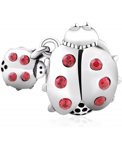 925 Sterling Silver Ladybug Charm Fit Pandora Bracelets $20.59 Charms & Charm Bracelets