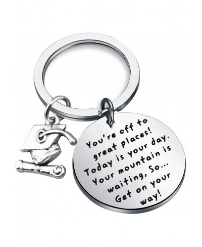 Class Of 2022 Gift You're Off To Great Places Keychain Students Graduation Gift $13.75 Pendants & Coins