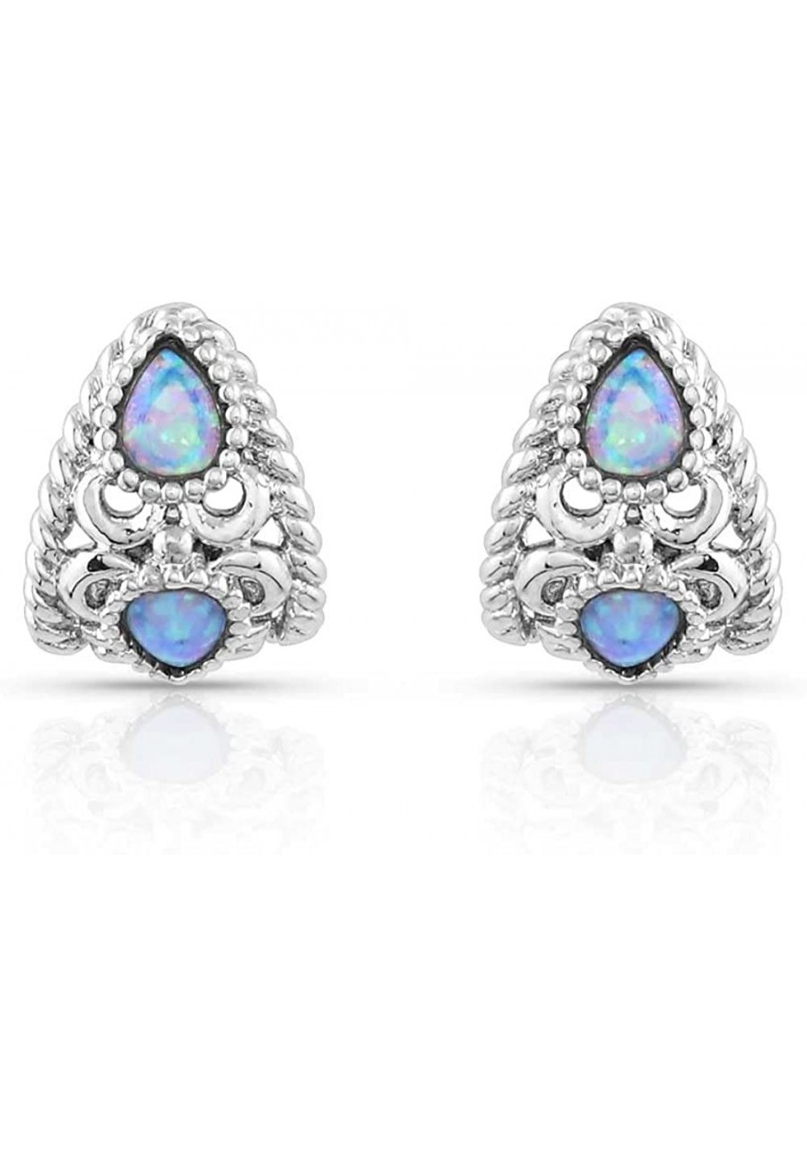 Western Lifestyle Inspired Post/Stud Earrings (Stunning & Stacked Silver Filigree) $47.78 Stud