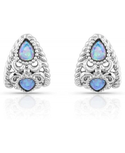 Western Lifestyle Inspired Post/Stud Earrings (Stunning & Stacked Silver Filigree) $47.78 Stud