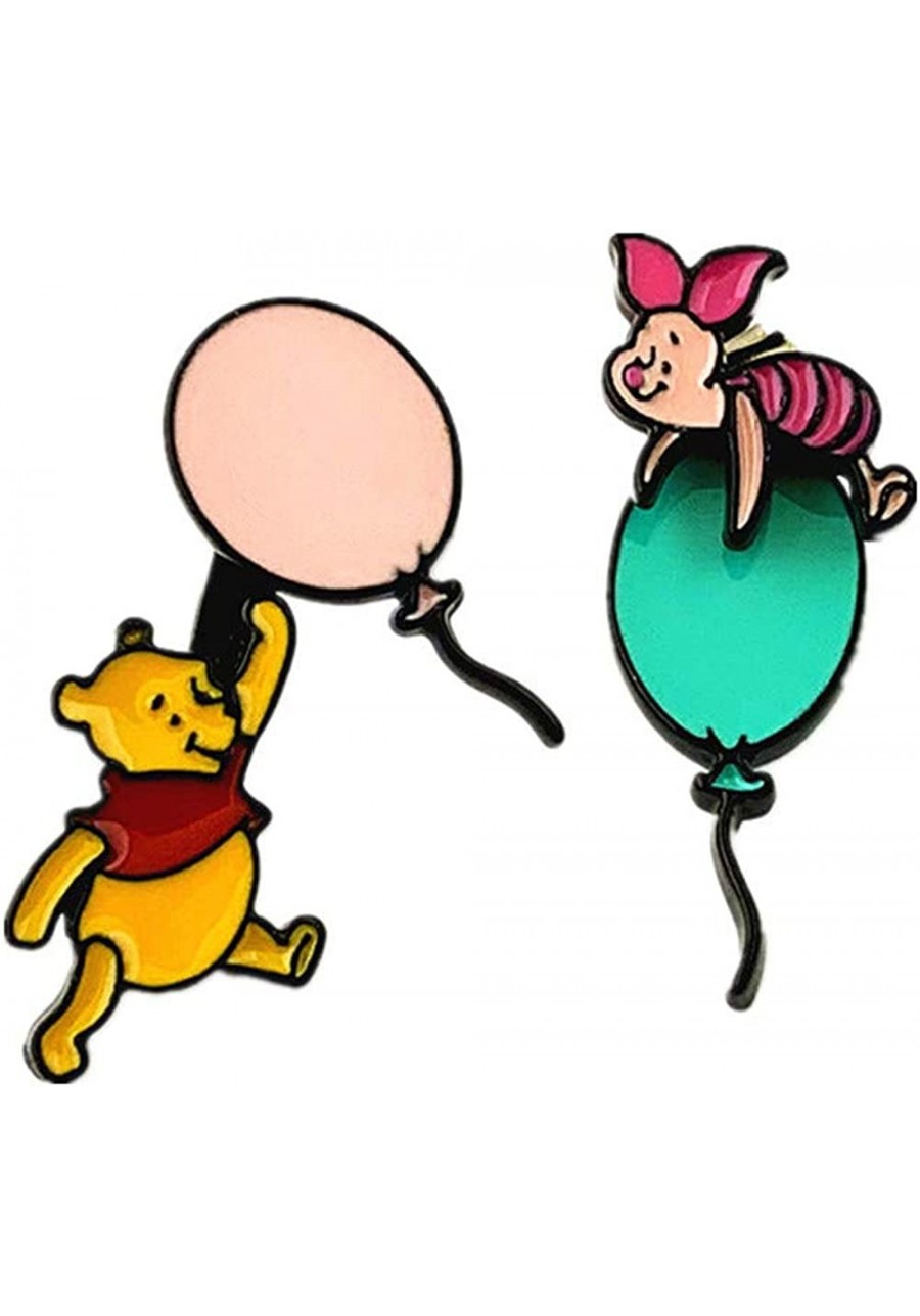 Anime Cartoon Metal Winni Pooh Stud Earrings Gifts for woman girl $13.60 Stud