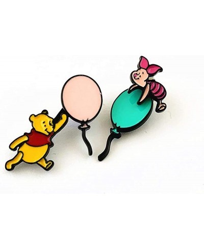 Anime Cartoon Metal Winni Pooh Stud Earrings Gifts for woman girl $13.60 Stud