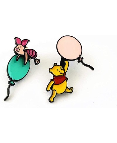 Anime Cartoon Metal Winni Pooh Stud Earrings Gifts for woman girl $13.60 Stud