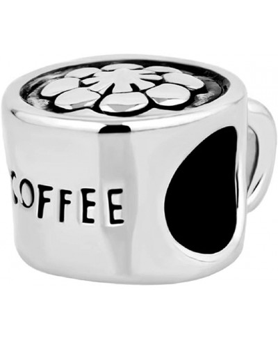 Classic Coffee Cup Charm Beads for Bracelets (Coffee Cup-2) $12.90 Charms & Charm Bracelets