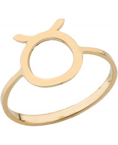 Yellow Gold 10k Taurus Zodiac Horoscope Ring $39.87 Statement