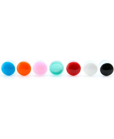 Red Color Front Single Flare Glass Plugs/Gauges (1 Pair - 2 Pieces) $15.37 Piercing Jewelry