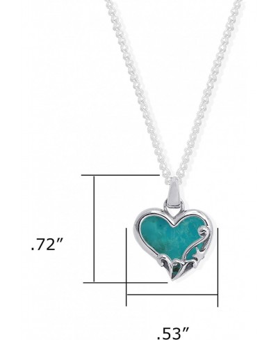 Sterling Silver Heart Necklace 16 inches $39.26 Pendant Necklaces