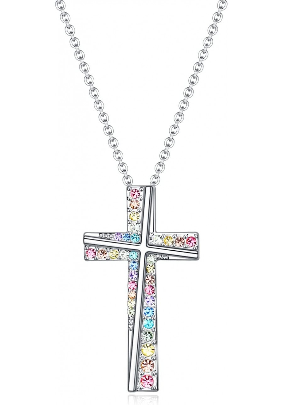 Cross Necklace Gifts for Girls Women Cross Necklaces Gifts Religious Pendant Christian Jewelry $19.53 Pendant Necklaces