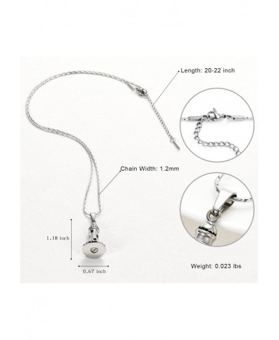 Urn Necklace Cremation Jewelry for Ashes Lighthouse Design Urn Pendant Stainless Steel Keepsake Memorial Gift $16.41 Pendant ...