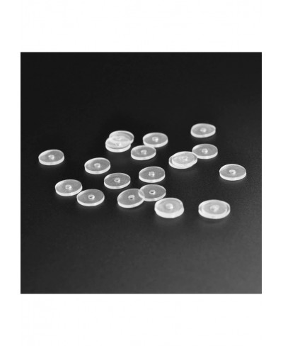 Clear Disc Pad Stabilizer Plastic Earring Back Plug Pressure Silicone Earring for Keloid Treatment Pad Belly Navel Piercing K...