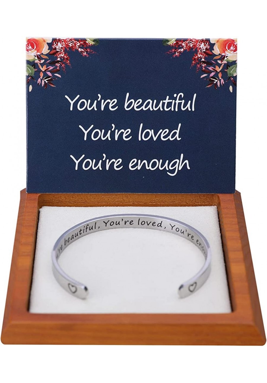 Hidden Message Bracelet-Meaningful Gifts for Women Best Friend Sister Teens Great Gifts Ideas for Birthday Christmas Mothers ...