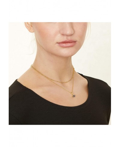 18K Gold Plated Dainty Layered Choker Necklace for Women $34.24 Chokers