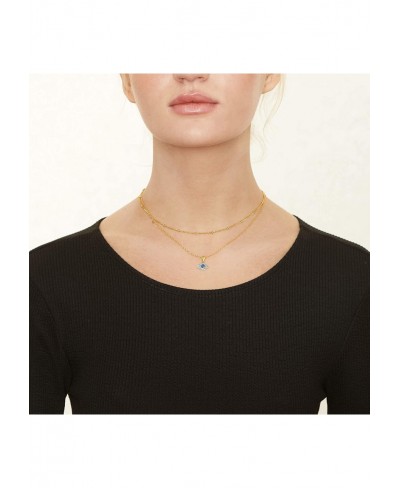 18K Gold Plated Dainty Layered Choker Necklace for Women $34.24 Chokers