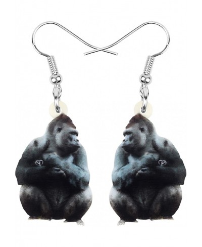 Acrylic Orangutan Earrings Dangle Drop Monkey Jewelry For Women Girls Ladies Gifts $7.76 Drop & Dangle