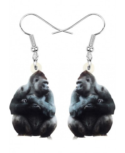 Acrylic Orangutan Earrings Dangle Drop Monkey Jewelry For Women Girls Ladies Gifts $7.76 Drop & Dangle