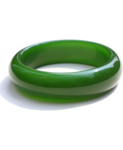 Ladies Natural Lantian Jade Bangle Bracelet Size Inner Diameter 56-66mm Suitable for Christmas/Valentine's Day Gift with Ordi...