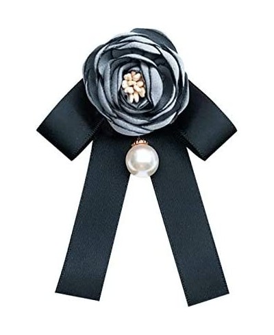 Flower Brooches Pin Pre-Tied Bowknot Women Girls Ribbon Collar Neck Clips Bow Tie JW57 $16.38 Brooches & Pins