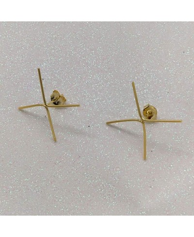 Silver Claw Prong Raw Stone Stud Earring Blanks 4 Prong Setting 14k Gold Plated Sold by Pair $11.64 Stud