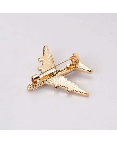 Rhinestone Aircraft Airplane Brooch Pins Women Breastpin Corsage Girls Jewelry Gift $6.27 Brooches & Pins