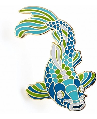 Koi Fish Enamel Lapel Pin $8.99 Brooches & Pins