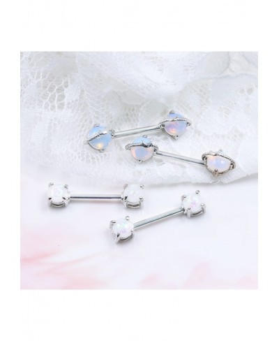 Galaxy Nipple Barbell 14G 316L Stainless Steel Opal Nipplerings Star Nipple Ring Piercing Nipple Bars Nipple Piercing Body Je...