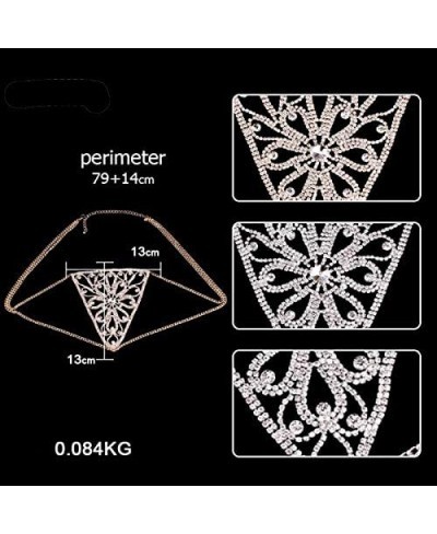 Body Chain Jewelry Women Bikini Rhinestone Underwear Waist Belly Chain Blingbling Crystal Thong Night Jewelry for Women $16.7...