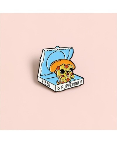 Pizza Brooches Enamel Pin Cute Badge for Bags Clothing Jackets Shirt Decorations 1.1inch*1.1inch $18.29 Brooches & Pins