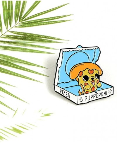 Pizza Brooches Enamel Pin Cute Badge for Bags Clothing Jackets Shirt Decorations 1.1inch*1.1inch $18.29 Brooches & Pins