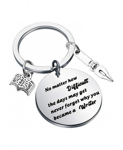 Writer Keychain Gifts Author Gifts Novelist Gifts Graduation Gifts for New Writers Never Forget Why You Became a Writer Lover...