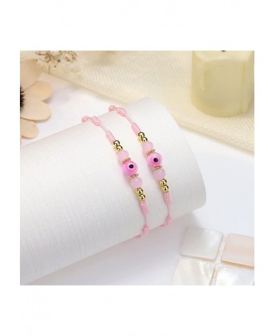 Good Luck Evil Eye 7 Knot Bracelets Adjustable Red String Amulet Gifts for Women Men Boys Girls $10.07 Link