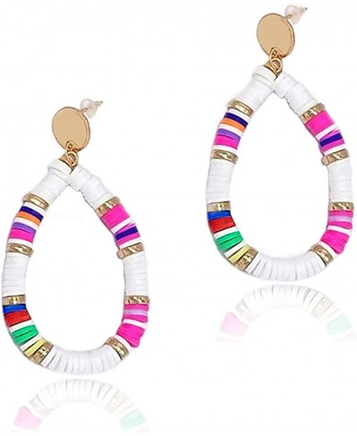 Colorful Earrings for Women Lightweight Teardrop Earrings Handmade Bohemia Jewelry $8.02 Drop & Dangle