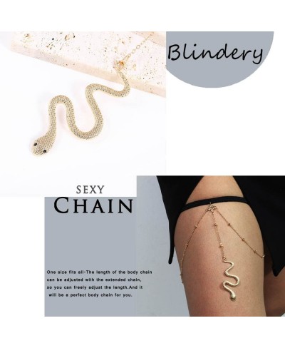 Sexy Leg Body Chain Sexy Thigh Chain Snake Leg Jewelry Beads Bikini Body Jewelry Party Beach for Women and Girls (GS) $12.11 ...