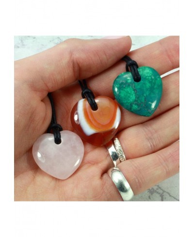 Carnelian Heart Necklace 'Joy' $9.29 Pendant Necklaces