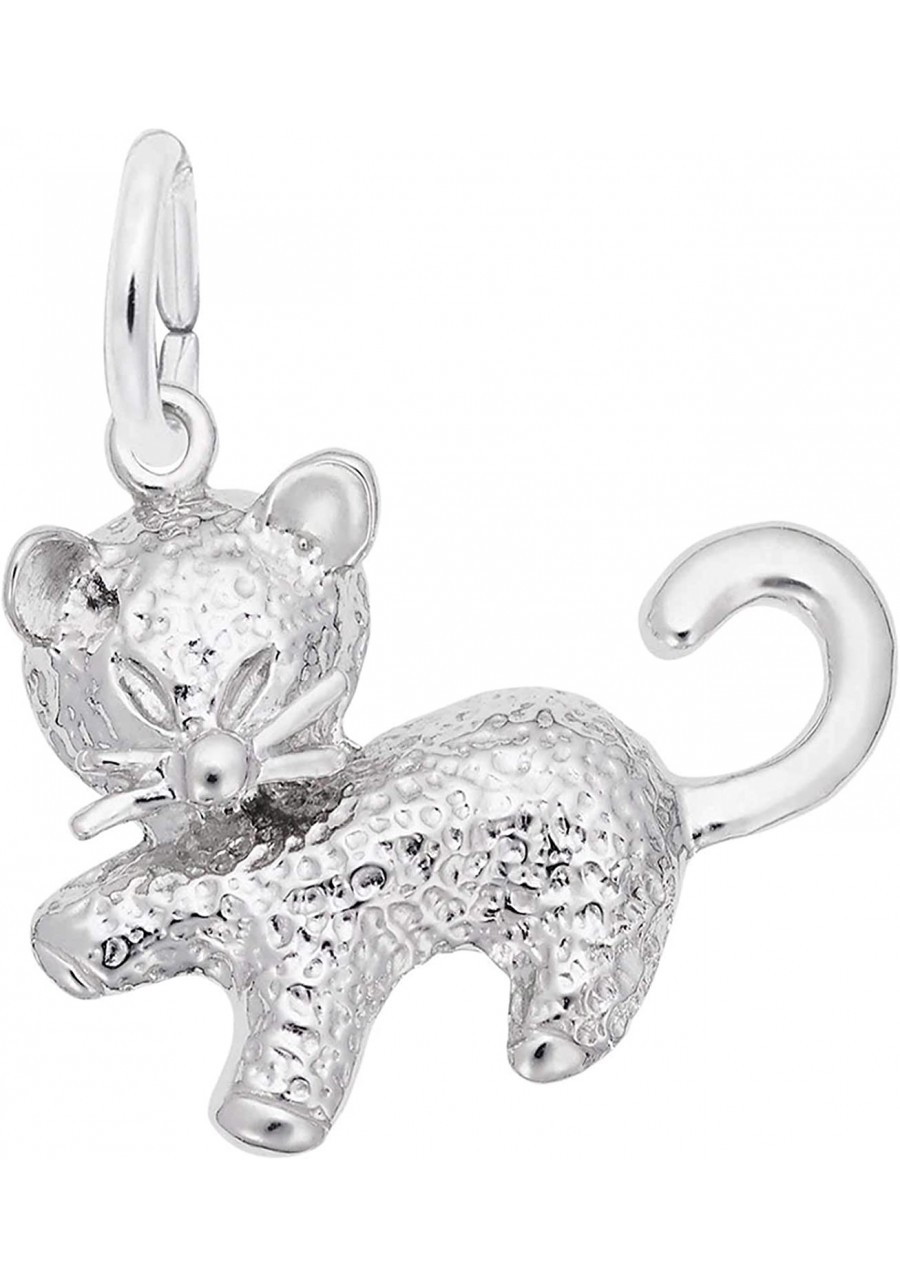 Cat Charm Sterling Silver $30.35 Charms & Charm Bracelets