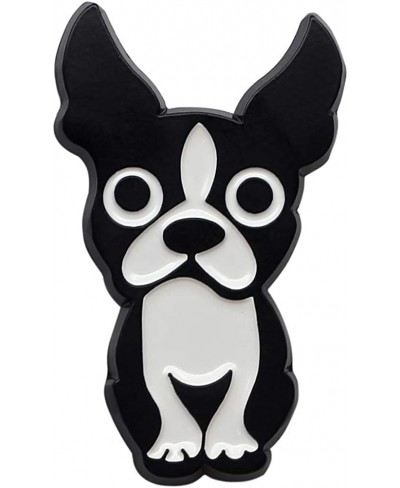 Boston Terrier Enamel Pin Metal Black Dog Brooch Gifts for Dog Lovers Boston Terrier Lapel Pin Jewelry $9.37 Brooches & Pins