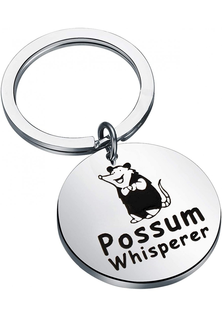 Opossum Animal Jewelry Possum Gifts Possum Whisperer Keychain Opossum Lover Gifts Opossum Gift for Women Men $12.74 Pendants ...