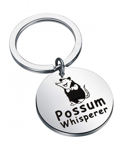 Opossum Animal Jewelry Possum Gifts Possum Whisperer Keychain Opossum Lover Gifts Opossum Gift for Women Men $12.74 Pendants ...