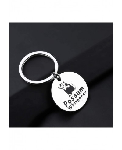 Opossum Animal Jewelry Possum Gifts Possum Whisperer Keychain Opossum Lover Gifts Opossum Gift for Women Men $12.74 Pendants ...