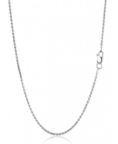 Sterling Silver 925 Italy Diamond Cut Rope Chain 1.2MM - 2.5MM 16" - 24 $10.74 Chains