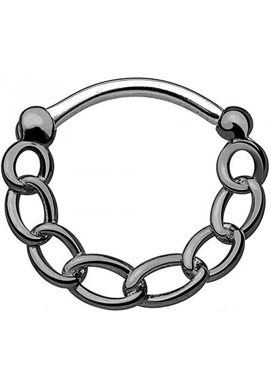 Chain IP 316L Surgical Steel Round Septum Clicker $15.39 Piercing Jewelry