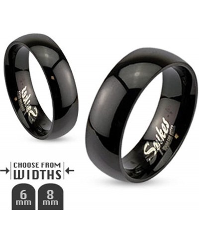 HIS & HERS 4PC BLACK STAINLESS STEEL WEDDING ENGAGEMENT RING & CLASSIC Band SET $29.57 Bridal Sets