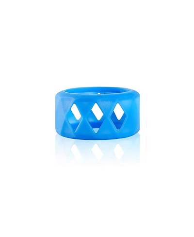 25 x 17 mm Colorful Bulb Practical Glass Anti Slip Ring Non-Skid Band Silicone Ring Protection Sleeve(Blue) $6.90 Bands
