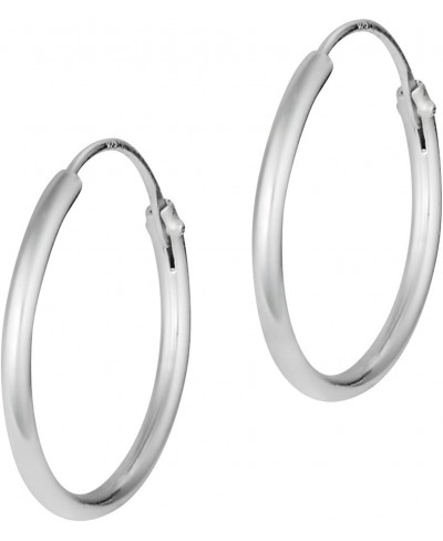 .925 Sterling Silver Hypoallergenic 5/8" Hoop Earrings for Women (Nickel Free) $13.29 Hoop