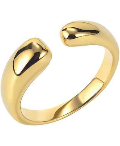 Stainless Steel High Polished Wedding Band Statement Promise Pinky Ring $14.75 Bands