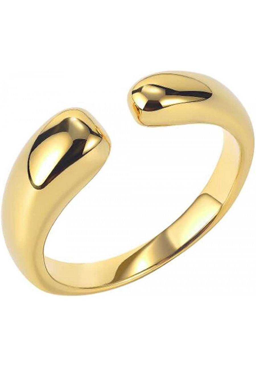 Stainless Steel High Polished Wedding Band Statement Promise Pinky Ring $14.75 Bands