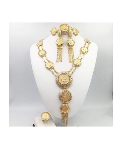 Fashion Jewellery Set is Brighter Dubai Gold Jewellery for Women's Anniversary Parties and Birthday Trips (Gold-Color) $34.00...